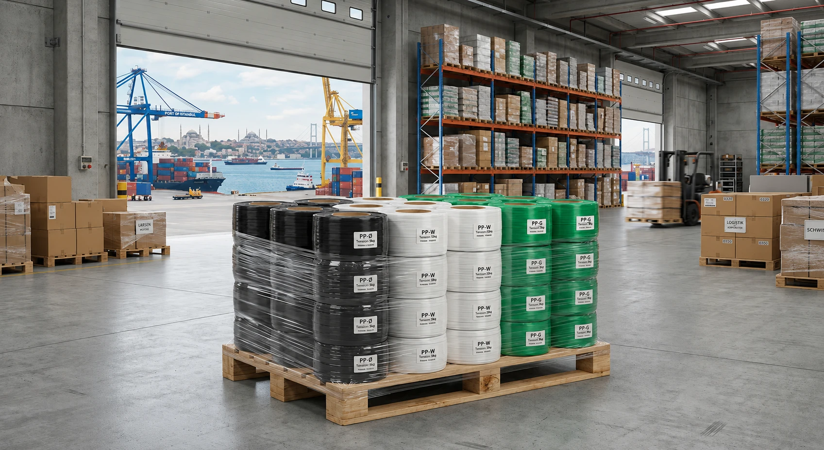 PP Strapping Band Exporter Turkey — Greenstrix Industrial Packaging